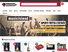 Tablet Screenshot of musicisland.it